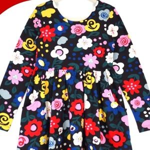 HANNA ANDERSSON CELEBRATION SUPER SOFT SKATER TWIRL DRESS BLACK 140 10